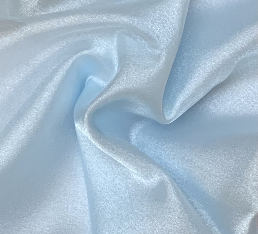 45" Light Blue Sparkle Organza 100% Nylon BTY Made In Japan